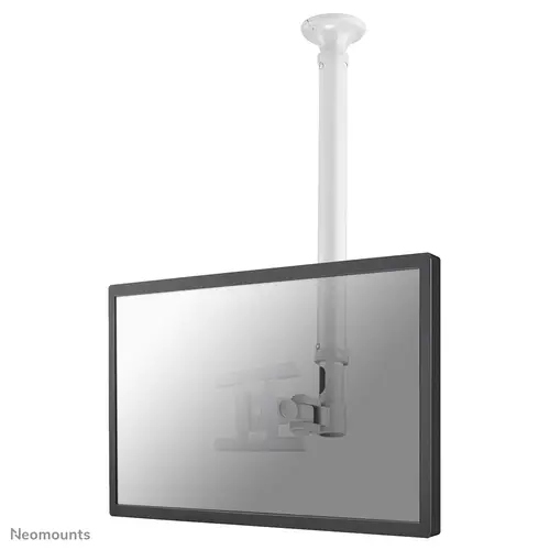 FPMA-C100WHITE Soporte de techo para monitor/TV 10-30" - alt. 79-129 cm - Imagen 1