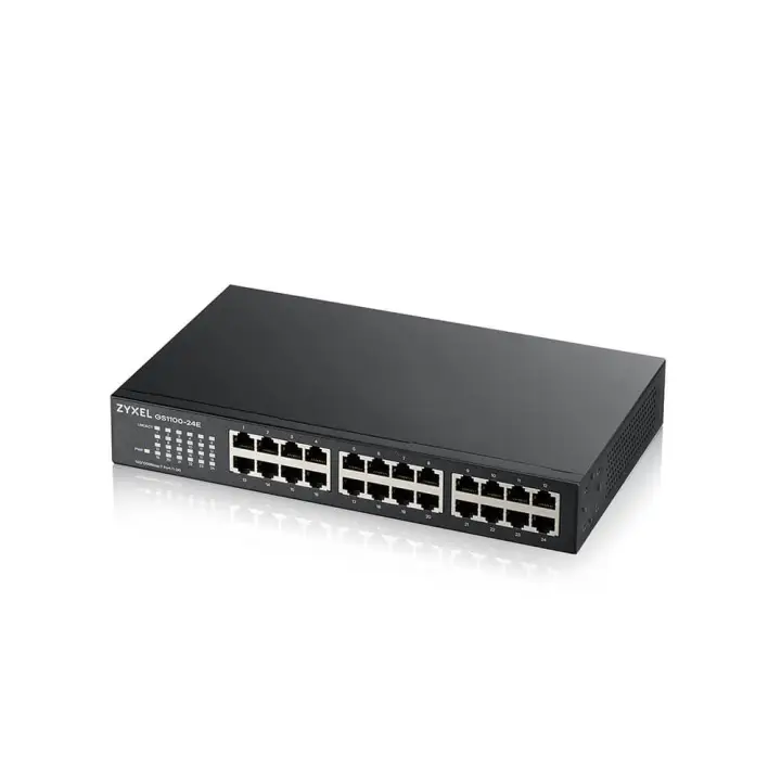 GS1100-24E No administrado Gigabit Ethernet (10/100/1000) Negro