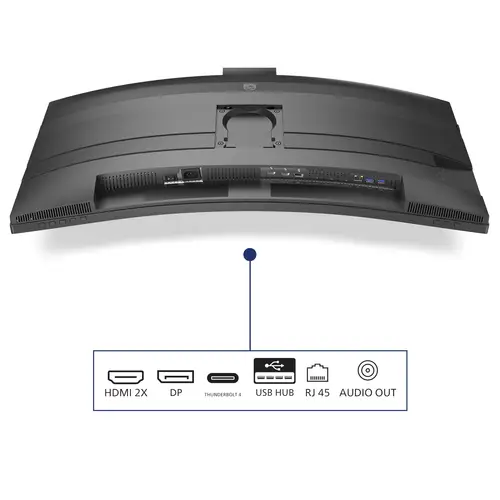 49B2U6903CH/00 pantalla para PC 124,5 cm (49") 5120 x 1440 Pixeles Dual QHD LCD Gris - Imagen 6