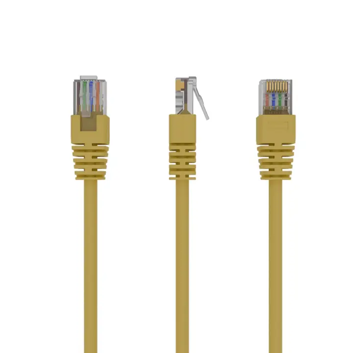 PP12-3M/Y cable de red Amarillo Cat5e U/UTP (UTP)