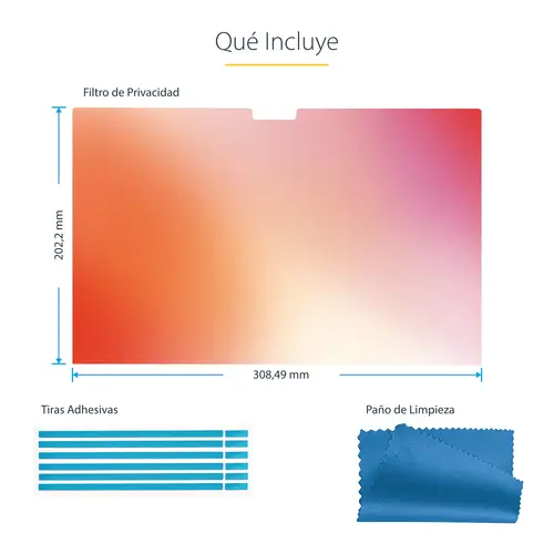 142MG-PRIVACY-SCREEN filtro para monitor 35,6 cm (14") Netbook Filtro de privacidad para pantallas sin marco - Imagen 13