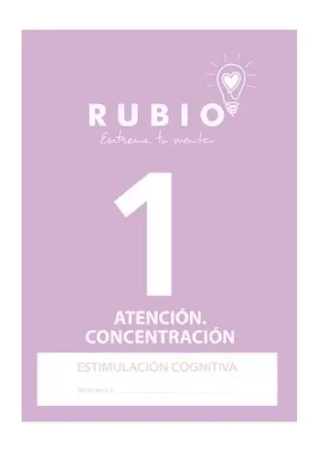 CUADERNO RUBIO A4 ESTIM.COGN.ATENCION 1 - Pack de 5 unidades