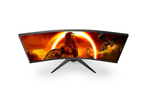 G2 CU34G2XE/BK pantalla para PC 86,4 cm (34") 3440 x 1440 Pixeles Wide Quad HD LCD Negro, Rojo - Imagen 3