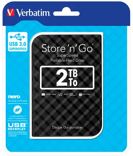 Disco Duro Portátil Store 'n' Go USB 3.0 de 2 TB en color Negro - Imagen 5