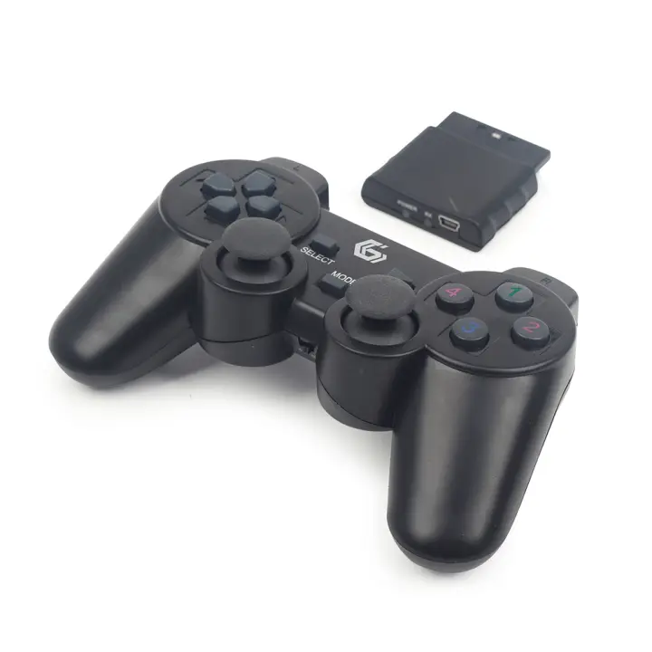JPD-WDV-01 mando y volante Negro RF Gamepad PC, Playstation 2, Playstation 3