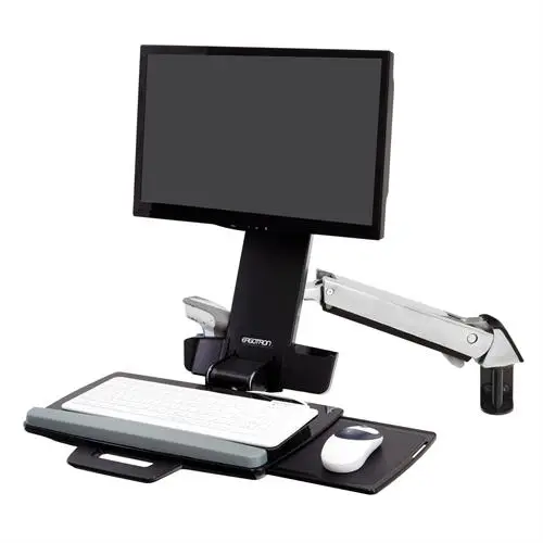 Styleview Sit-Stand Combo Arm soporte para monitor 61 cm (24") Pared Aluminio