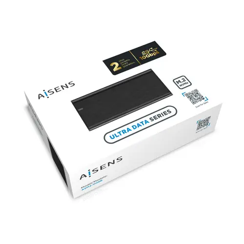 Caja Externa M.2 (NGFF) ASM2-008B NVMe a USB3.2 Gen2, Negra - Imagen 7