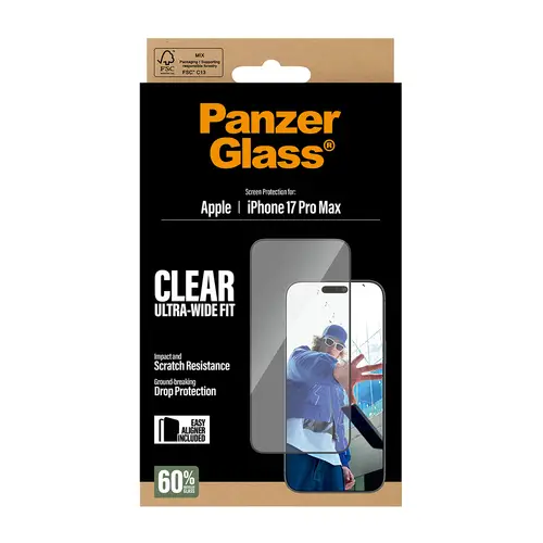 PanzerGlass Screen Protector iPhone 17 Pro Max - Imagen 3