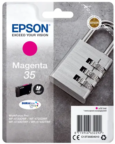 Padlock Singlepack Magenta 35 DURABrite Ultra Ink - Imagen 1