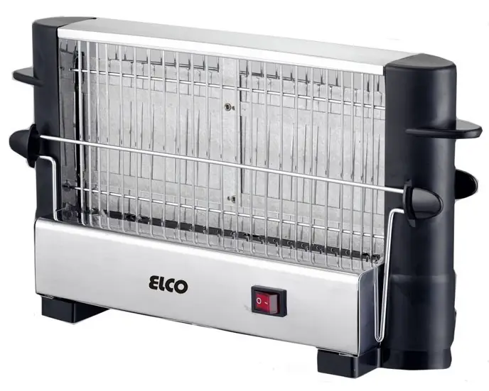 PT-1082 tostadora 4 rebanada(s) 750 W Negro, Acero inoxidable