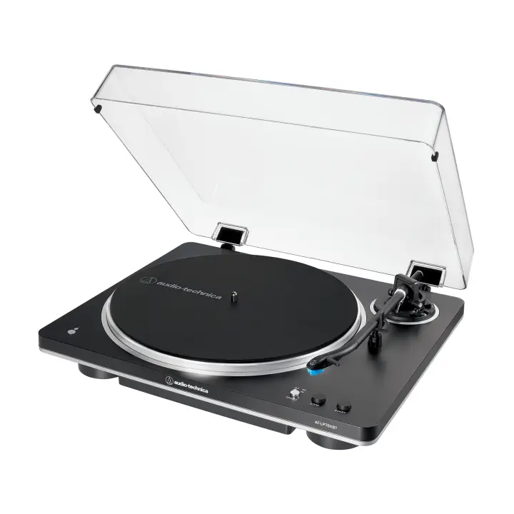 AT-LP70XBT Tocadiscos de tracción por correa Negro, Plata Totalm..