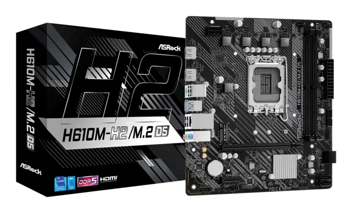 H610M-H2/M.2 D5 Intel H610 LGA 1700 micro ATX