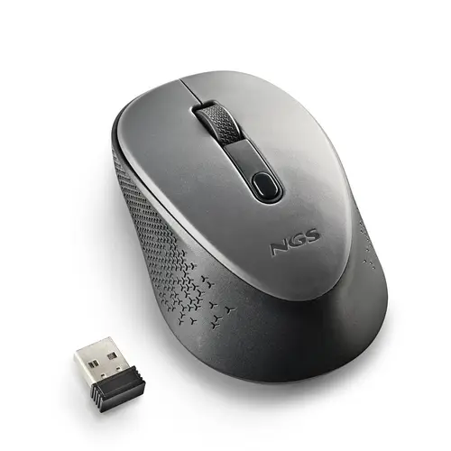 DEW ratón Oficina Ambidextro RF inalámbrico Óptico 1600 DPI - Imagen 2