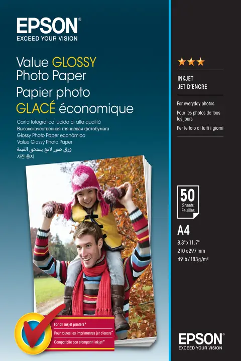 Value Glossy Photo Paper - A4 - 50 Hojas