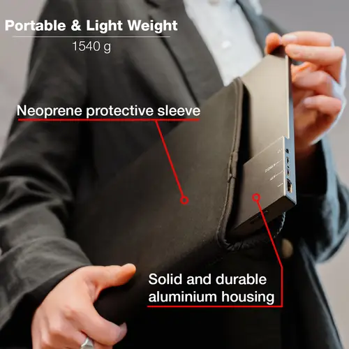 49593 pantalla para PC 43,9 cm (17.3") 1920 x 1080 Pixeles Full HD LCD Pantalla táctil Negro - Imagen 9