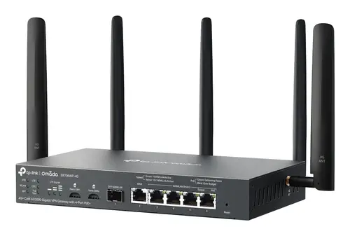 ER706WP-4G router inalámbrico Gigabit Ethernet Doble banda (2,4 GHz / 5 GHz) Negro - Imagen 3