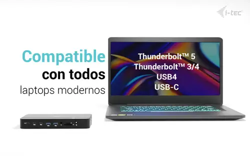 Thunderbolt 5 Triple Display Docking Station, M.2 slot, 6x USB, 2.5GLAN + Power Delivery 140W - Imagen 5