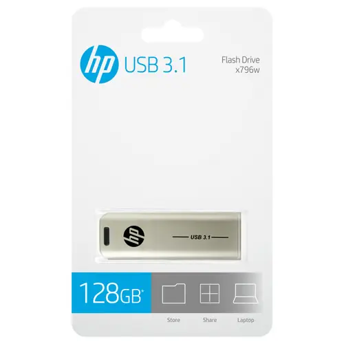 x796w unidad flash USB 128 GB USB tipo A 3.2 Gen 1 (3.1 Gen 1) Plata - Imagen 4
