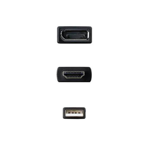 Conversor HDMI 2.0 a DisplayPort V1.2 Negro, 20 cm - Imagen 3