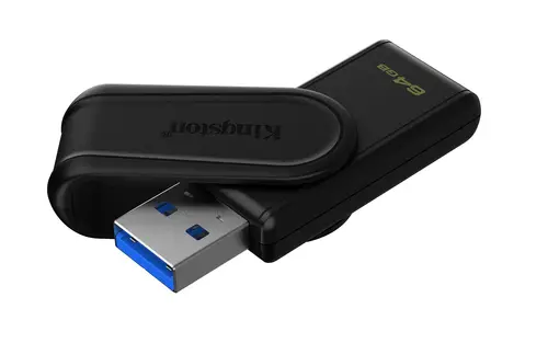 DataTraveler 64GB Portable USB 3.2 Gen 1 Exodia S (Black/Black) - Imagen 2