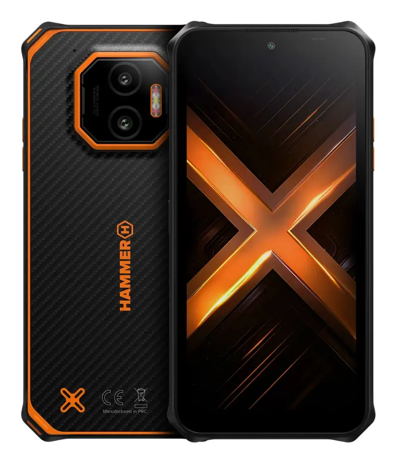 Energy X2 15,5 cm (6.1") SIM doble Android 15 4G USB Tipo C 6 GB 128 GB 5000 mAh Negro, Naranja