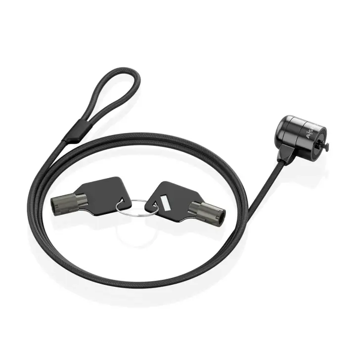 Cable de seguridad con cerradura de llave para ordenador, monitor..