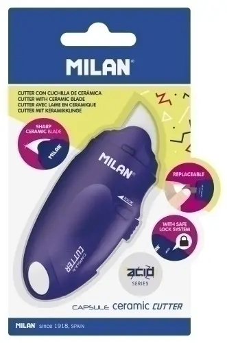 CUTTER MILAN CAPSULE CERAMICA AZUL
