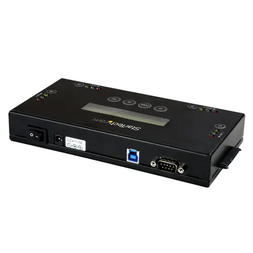 Borrador de 4 Bahías para Discos Duros y SSD SATA de 2,5" y 3,5" - Desinfectador Externo de Discos para Borrado Seguro con 9 Modos - Puerto RS232 - Cumple con NIST/DOD y TAA - Imagen 2