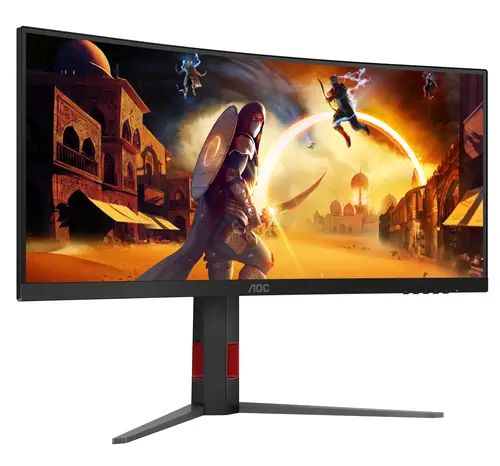 G4 CU34G4Z pantalla para PC 86,4 cm (34") 3440 x 1440 Pixeles Wide Quad HD LED Negro, Rojo - Imagen 8