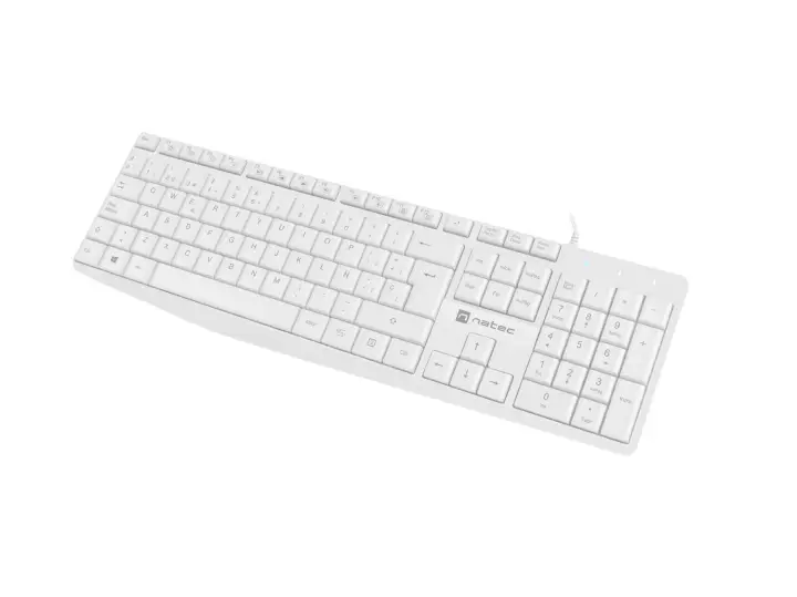 NKL-1949 teclado Universal USB QWERTY Español Blanco