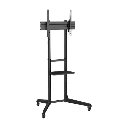 Soporte de Suelo ECO con Rueda, Bandeja para DVD para Monitor/TV 50Kg de 37-70, Negro - Imagen 3