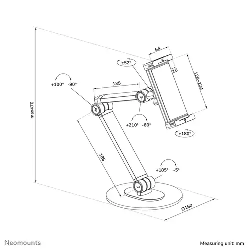 DS15-550WH1 Soporte para tablet 4.7-12.9" - universal - Imagen 13