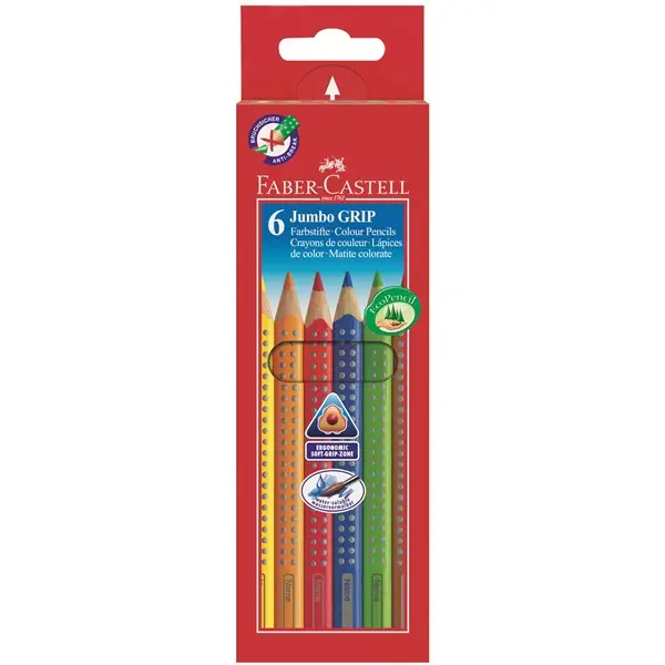 Jumbo Grip laápiz de color 6 pieza(s)