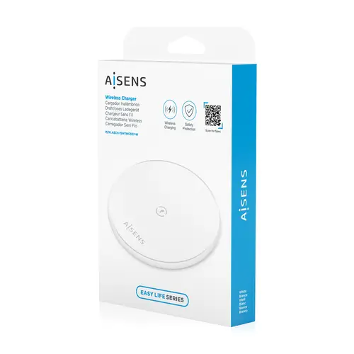Cargador Inalambrico USB-C 15W Para Movil, Blanco - Imagen 7