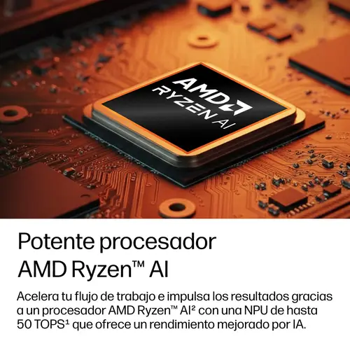 EliteBook 8 G2a 14 inch Notebook Next Gen AI PC Wolf Pro Security Edition Copilot+ PC AMD Ryzen AI 7 Portátil 35,6 cm (14") WUXGA 32 GB LPDDR5x-SDRAM 1 TB SSD Wi-Fi 7 (802.11be) Windows 11 Pro Plata - Imagen 14