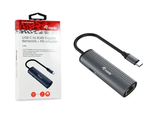 Adaptador USB-C a red Gigabit RJ45 + 100W USB PD - Imagen 4