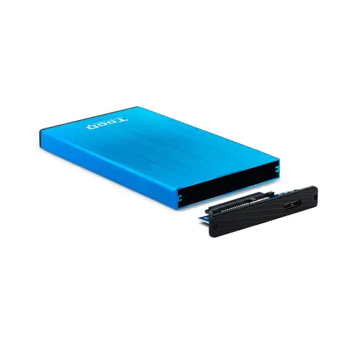 TQE-2527BL caja para disco duro externo Caja de disco duro (HDD) Negro, Azul 2.5" - Imagen 4