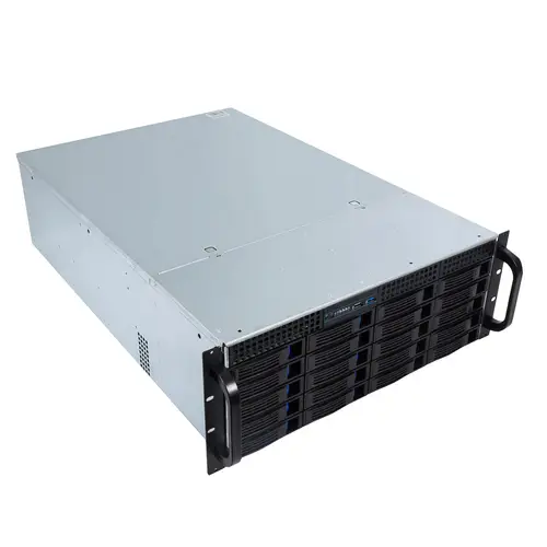 4U HSW4520 Estante Negro, Plata - Imagen 1