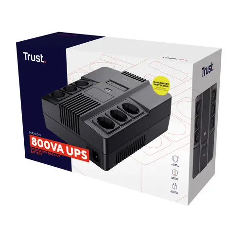 Maxxon sistema de alimentación ininterrumpida (UPS) 0,8 kVA 6 salidas AC - Imagen 4