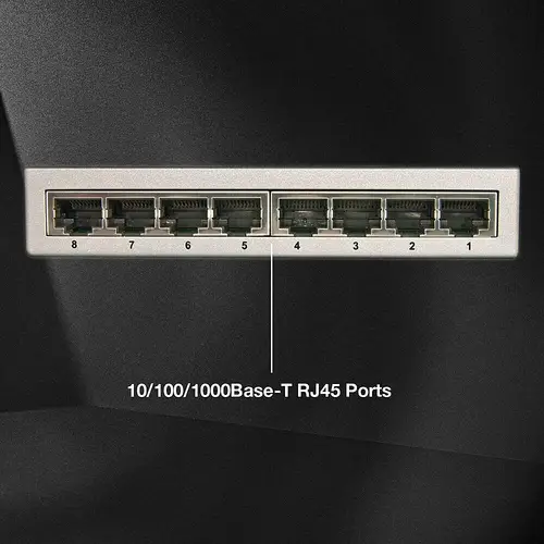 25045 switch Gestionado Gigabit Ethernet (10/100/1000) Energía sobre Ethernet (PoE) Plata - Imagen 2