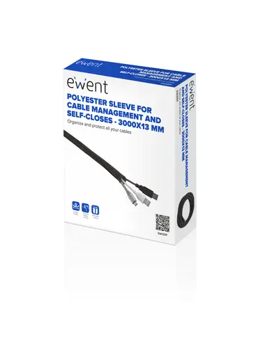 EW1559 organizador de cables Universal Pasacables Negro 1 pieza(s) - Imagen 2