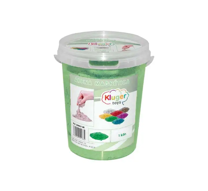 BOTE ARENA MAGNETICA NIEFENVER 1KG VERDE