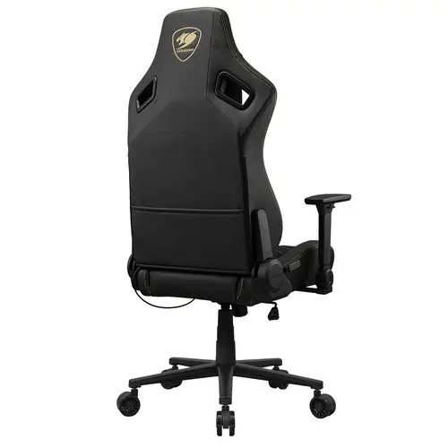 CGR-DFF-GLB Silla para videojuegos de PC Asiento acolchado tapizado Negro, Oro - Imagen 9