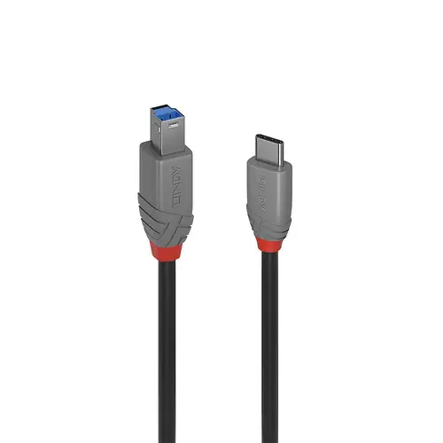 36666 cable USB 1 m USB 3.2 Gen 1 (3.1 Gen 1) USB C USB B Negro - Imagen 1