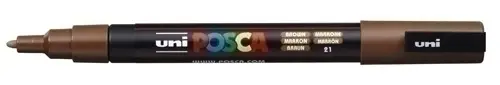UNIBALL MARCADOR POSCA PC-3M PUNTA CÓNICA 0,9 - 1,3 MM MARRÓN