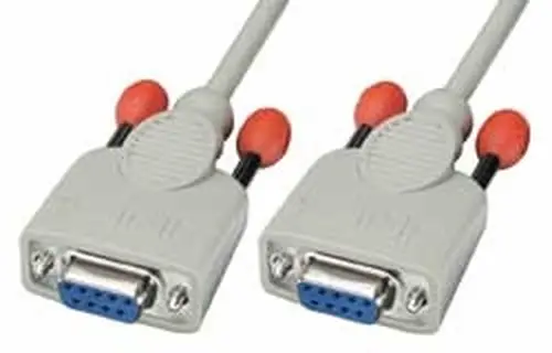 3m Null modem cable cable de serie Blanco - Imagen 1