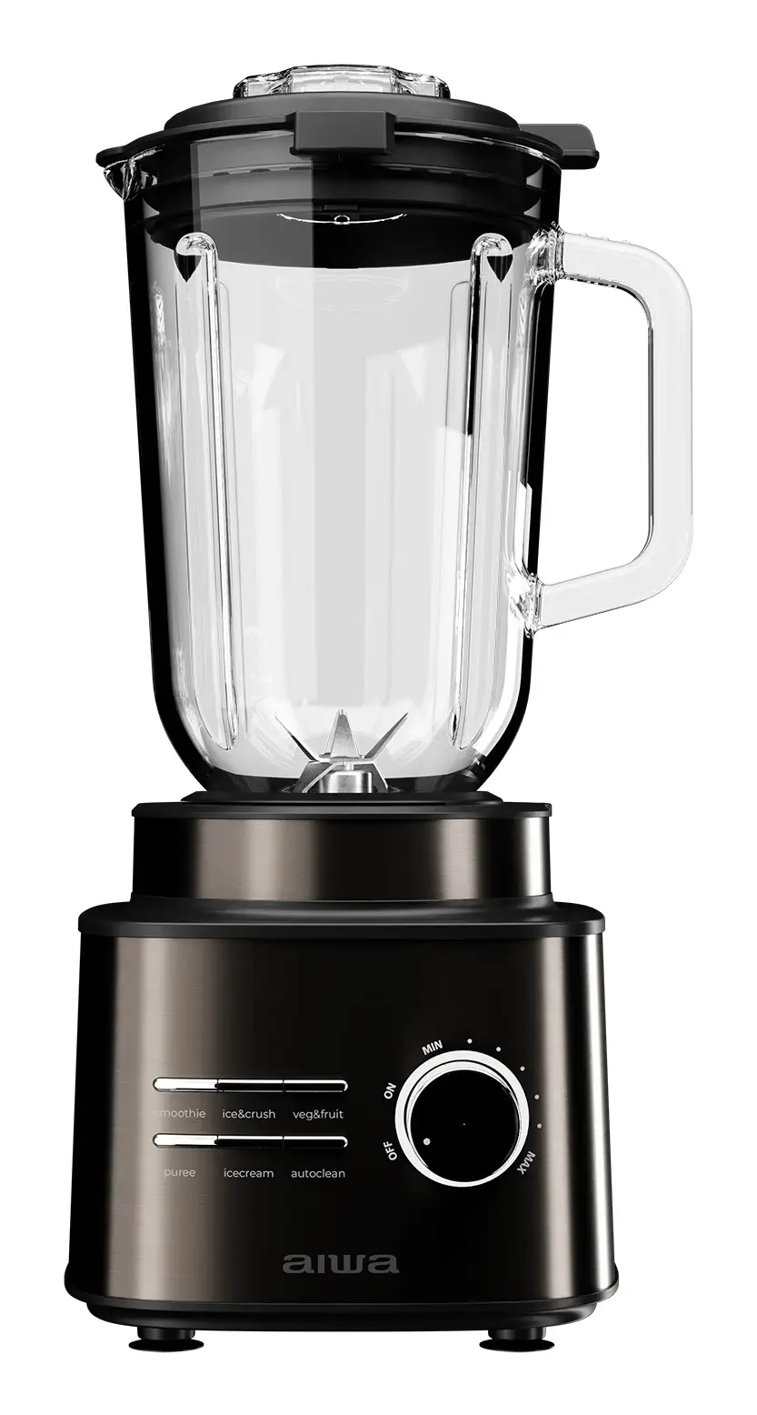 Saberu 2500 1,5 L Batidora de vaso 2500 W Transparente, Acero inoxidable