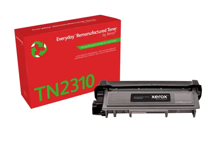 Everyday Tóner Everyday Mono remanufacturado de Xerox es compatible con Brother TN-2310, Capacidad estándar