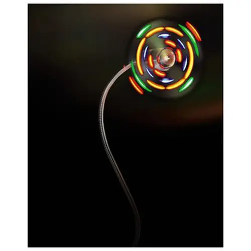 Ventilador USB, silencioso, con interruptor de encendido y apagado, color blanco - Imagen 8