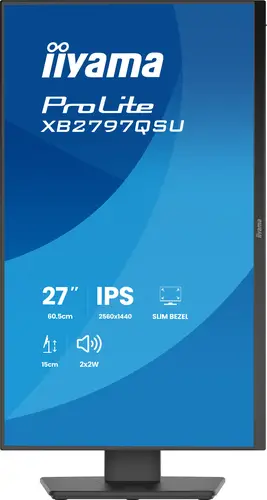 ProLite XB2797QSU-B1 pantalla para PC 68,6 cm (27") 2560 x 1440 Pixeles Quad HD LED Negro - Imagen 4
